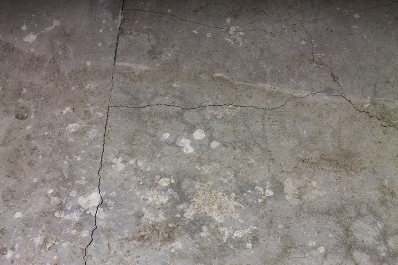Basement Floor Crack Repair