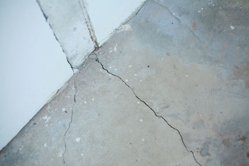 Basement Floor Crack Repair