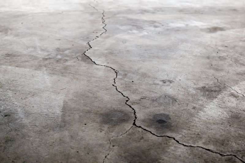 Basement Floor Crack Repair